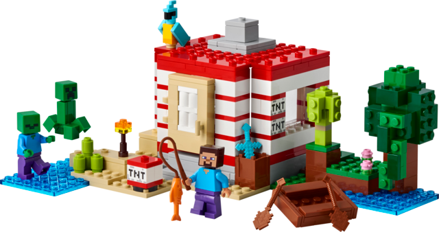 The TNT Jungle House Lego 21275