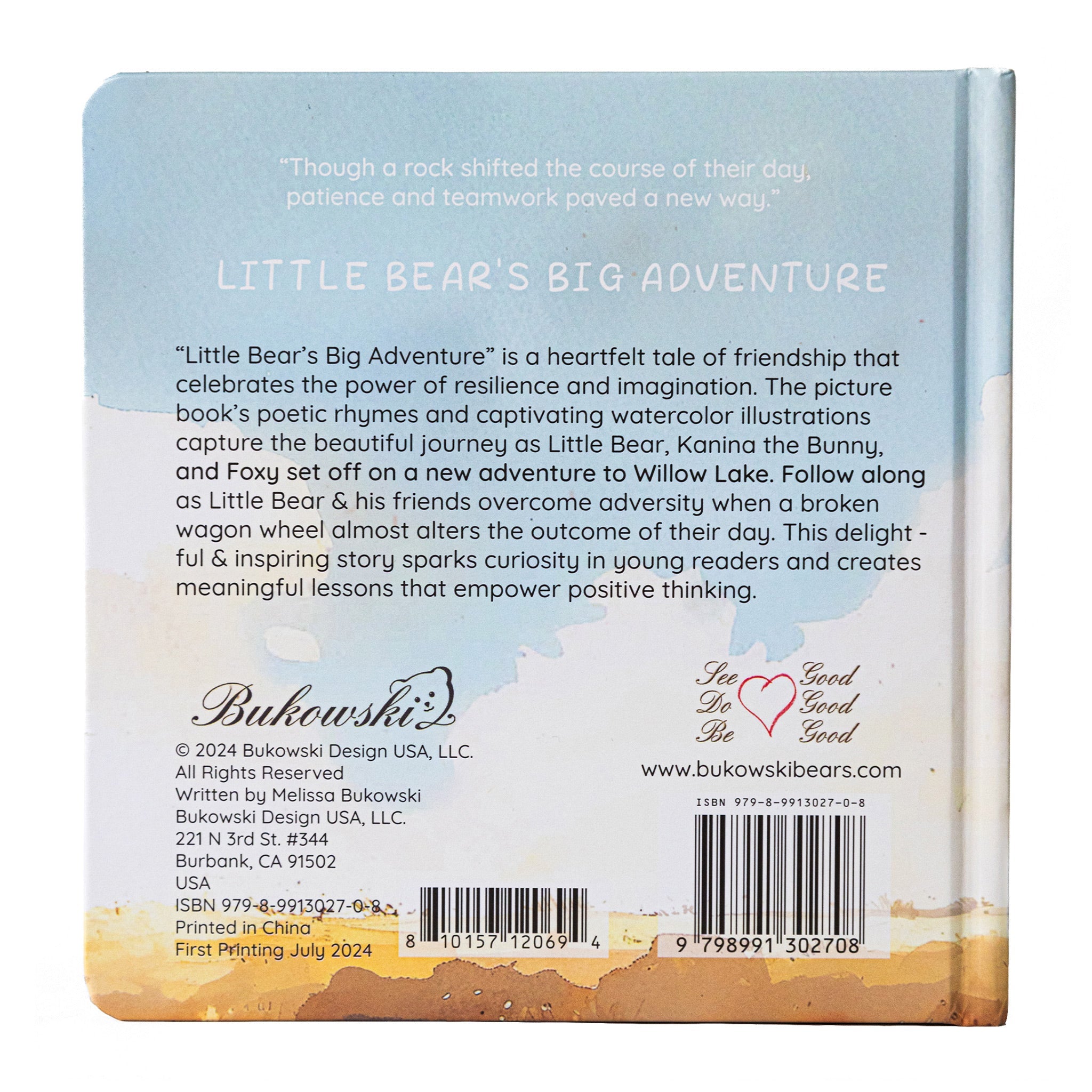 Little Bear's Big Adventure: Heartfelt Children's Picture Book Inspiring Friendship & Resilience