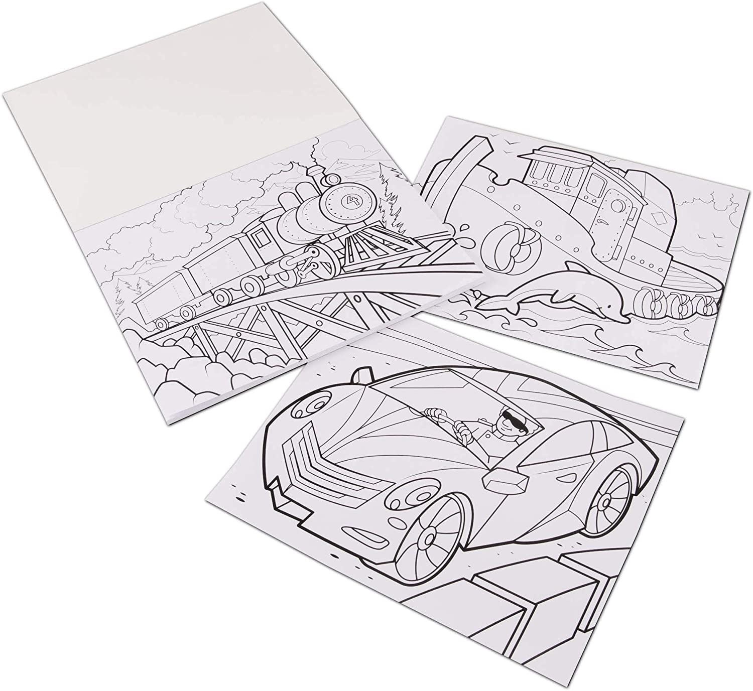 Jumbo Vehicles Coloring