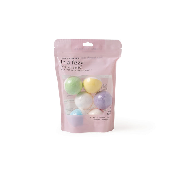 Lemon Lavender In a Fizzy Mini Bath Bombs