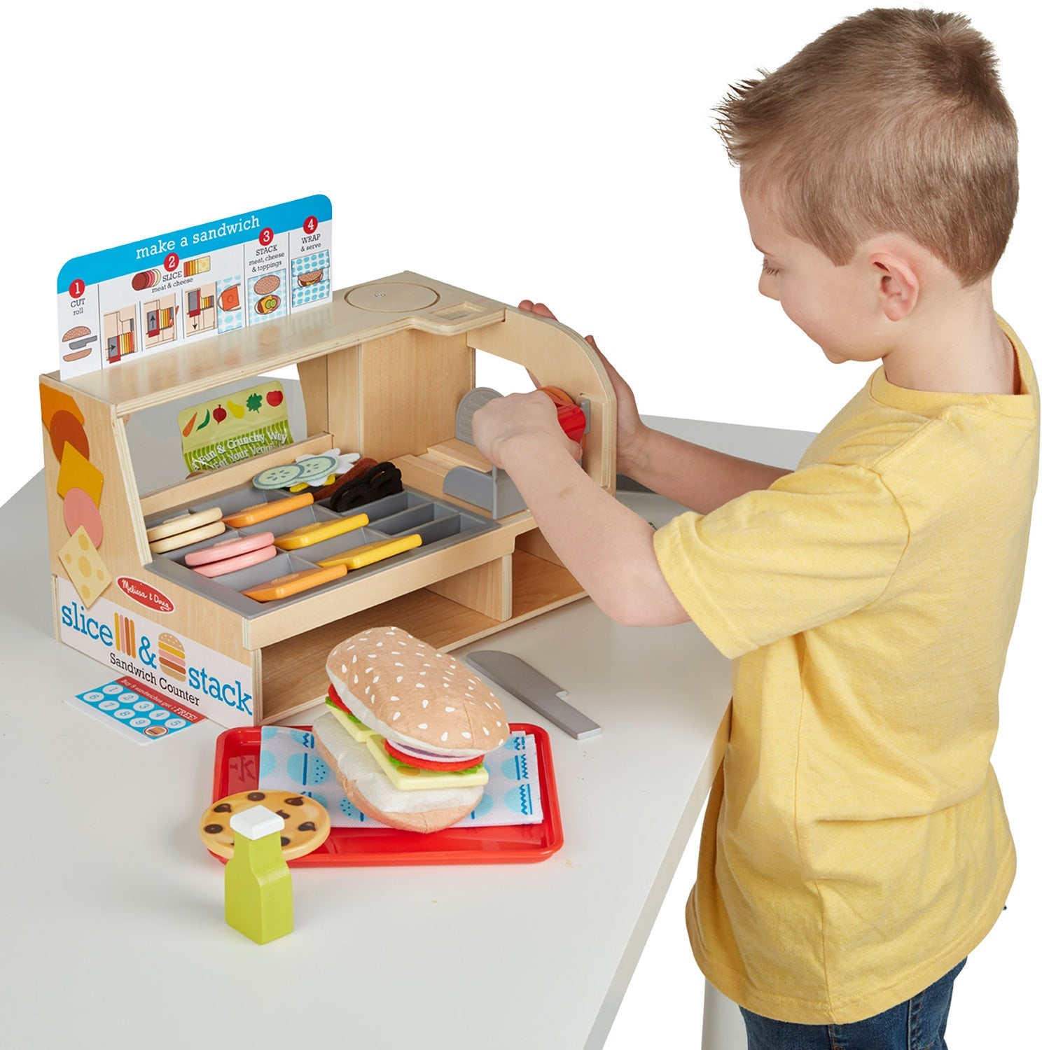 Slice and Stack Sandwich Counter