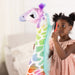 Melissa & Doug Rainbow Lifelike Plush Giraffe 4ft