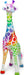 Melissa & Doug Rainbow Lifelike Plush Giraffe 4ft