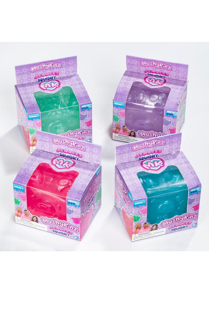 JELLI JELLY SQUISHIES 3個セット MushyKinz Jelleez Jelly Squishy Collectibles 12-Piece Counter