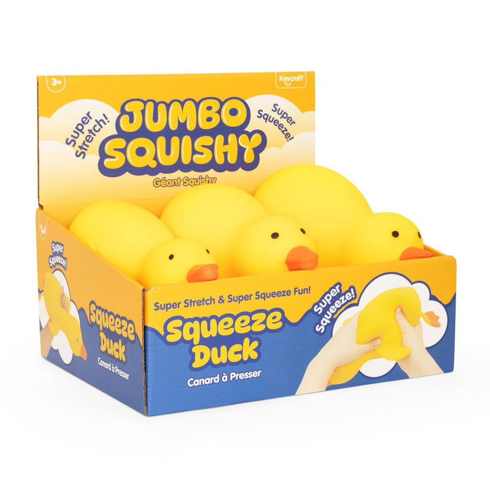 Jumbo Squishy Duck Sensory Toy | Slow Rising Stress Relief — Learning ...