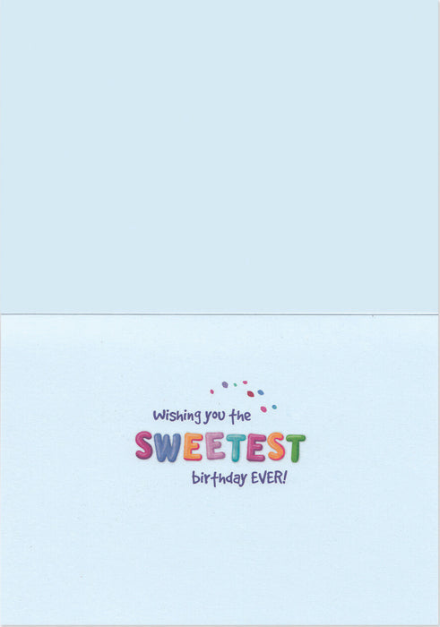 MindWare Birthday Cupcakes Greeting Card for Kids and Adults