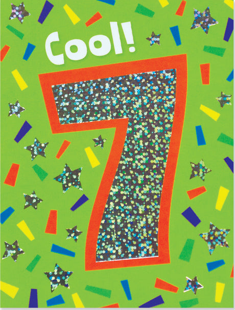 FOIL: AGE 7 ENCLOSURE CARD