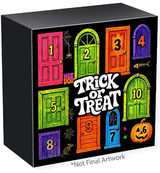 Schylling NeeDoh Trick or Treat Stress Ball Countdown Set 13-Pack