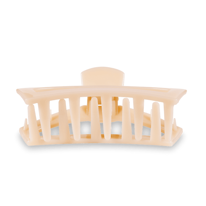 Open Almond Beige Medium Claw Hair Clip
