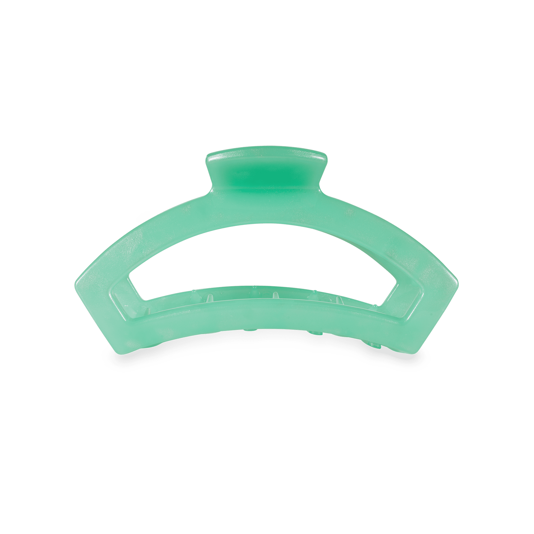 TELETIES Open Spring Splash Small Claw Hair Clip Green