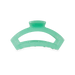 TELETIES Open Spring Splash Small Claw Hair Clip Green