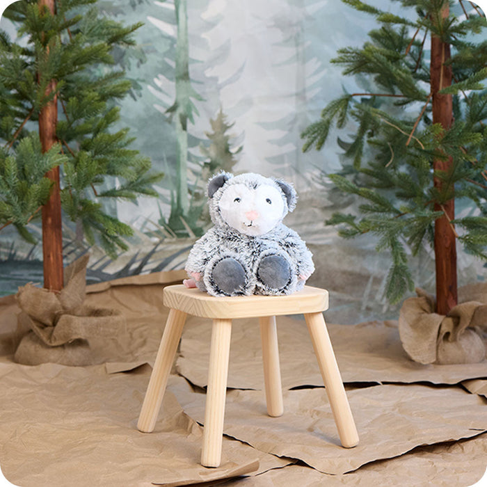 Warmies Opossum Heatable Weighted Stuffed Animal Lavender Scented