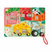 Janod Farmyard Padlocks Busy Board: Educational Locks & Latches Activity Toy