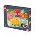 Janod Farmyard Padlocks Busy Board: Educational Locks & Latches Activity Toy