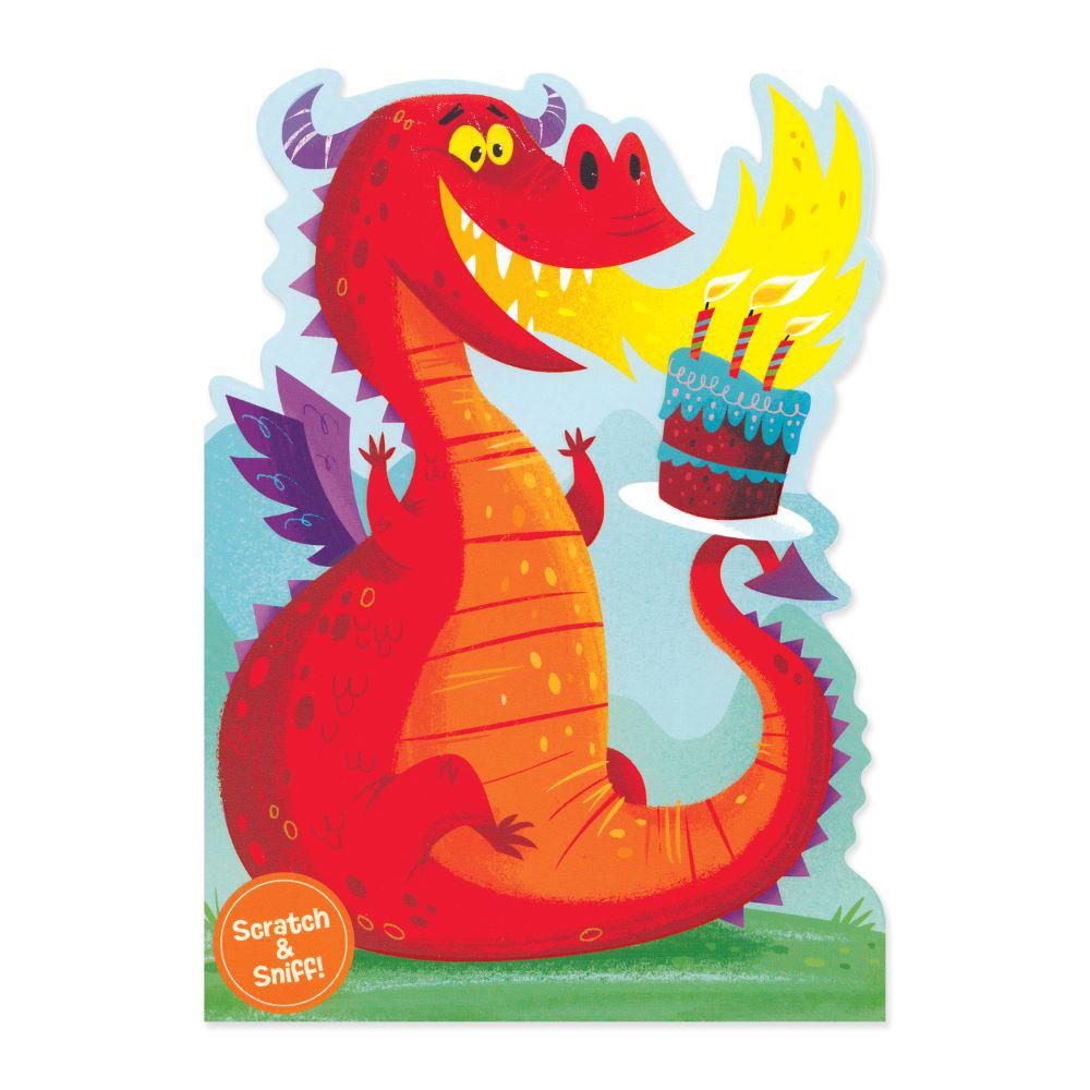 BIRTHDAY CARD: SCRATCH & SNIFF DRAGON