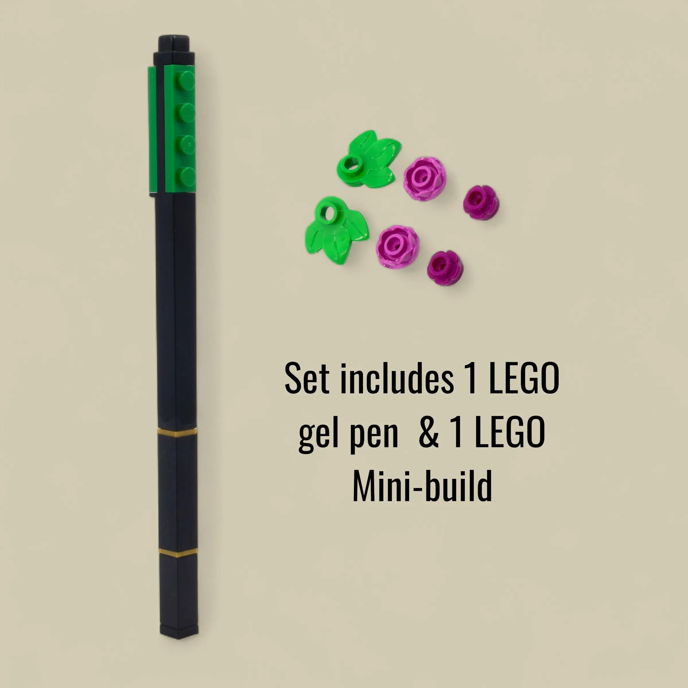 LEGO Pen Pal Botanical Gel Pen Bright Purple (53668)