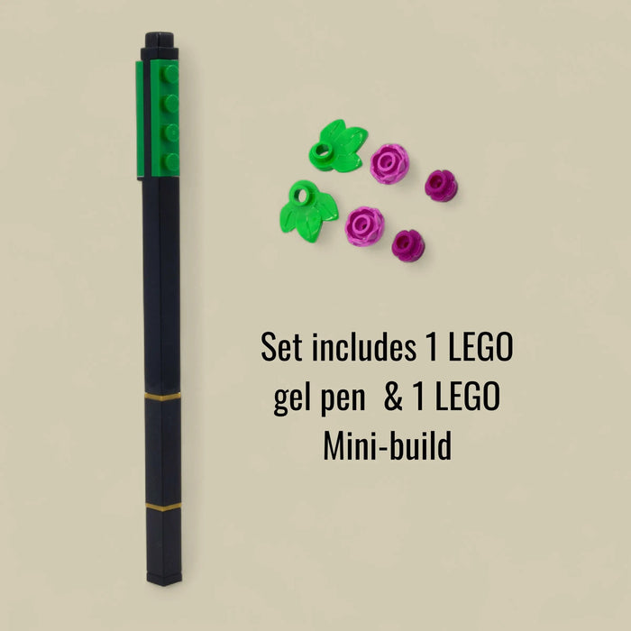 LEGO Pen Pal Botanical Gel Pen Bright Purple (53668)