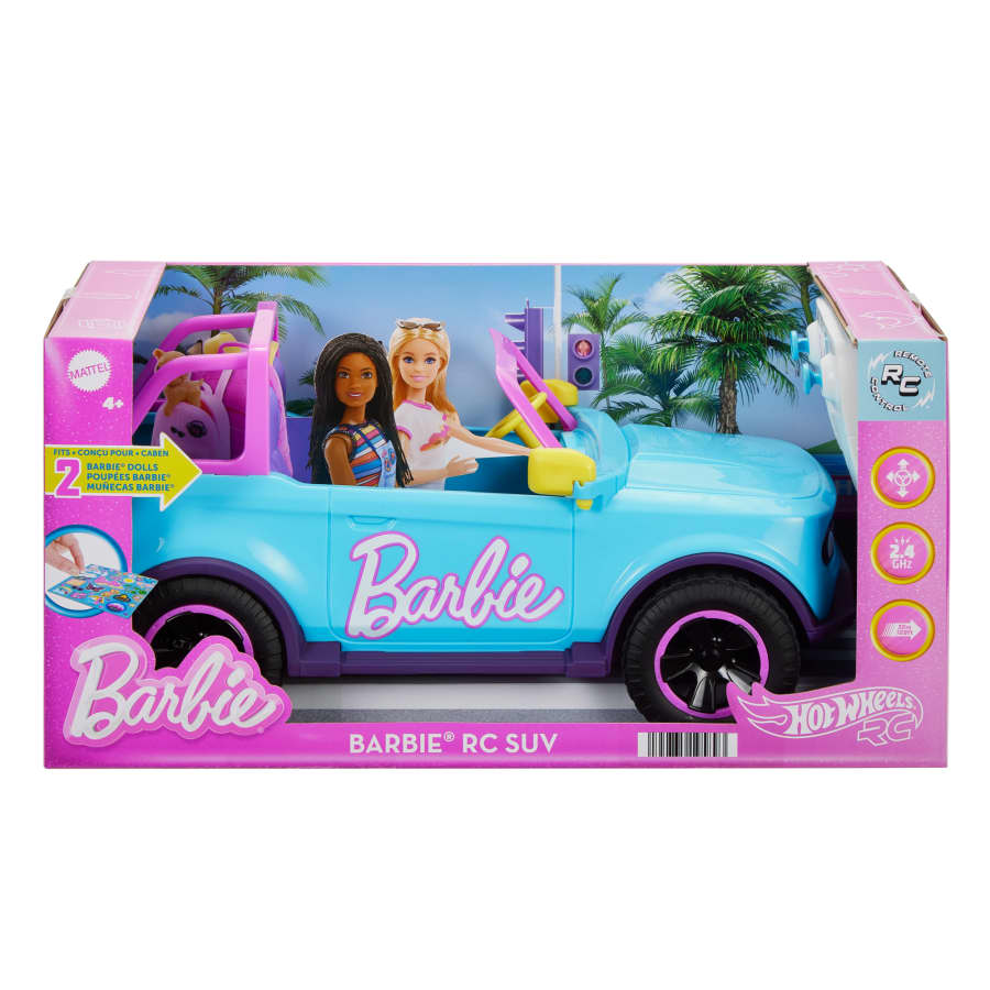 Hot Wheels Barbie RC SUV Car