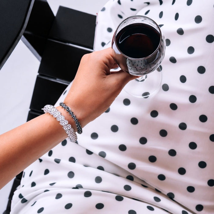 TELETIES Polka Dot Party Large Hair Ties