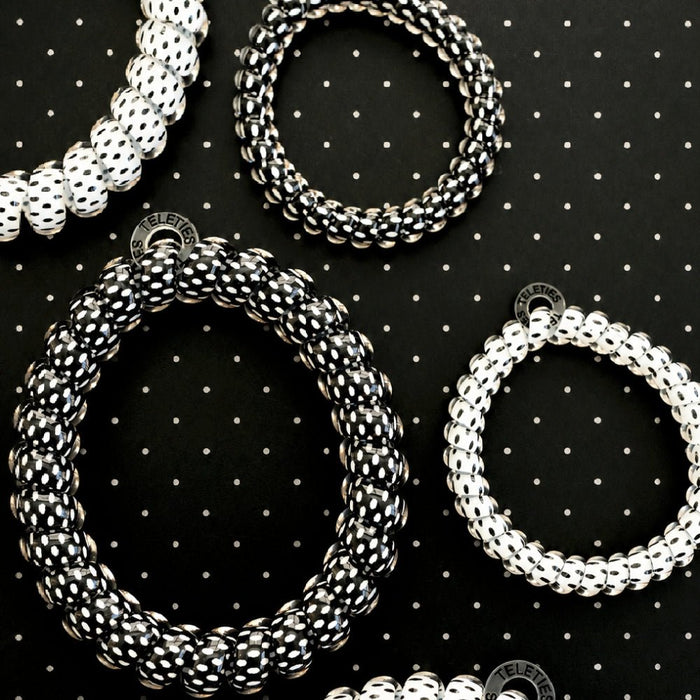 TELETIES Polka Dot Party Large Hair Ties