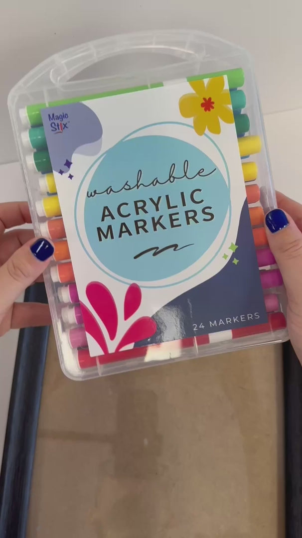 The Pencil Grip Magic Stix Washable Acrylic 24-Pack Markers