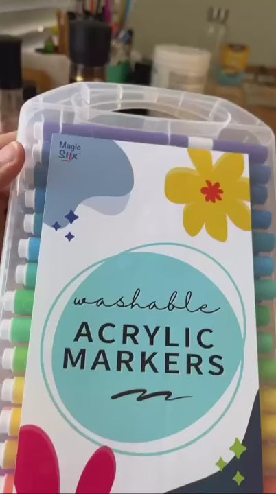 The Pencil Grip Magic Stix Washable Acrylic 24-Pack Markers