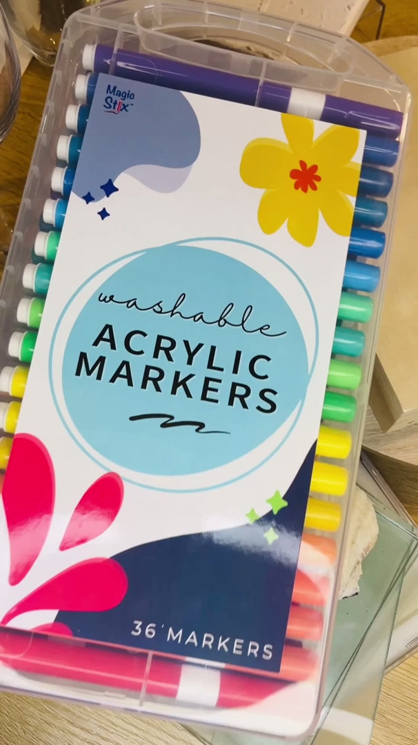The Pencil Grip Magic Stix Washable Acrylic 24-Pack Markers