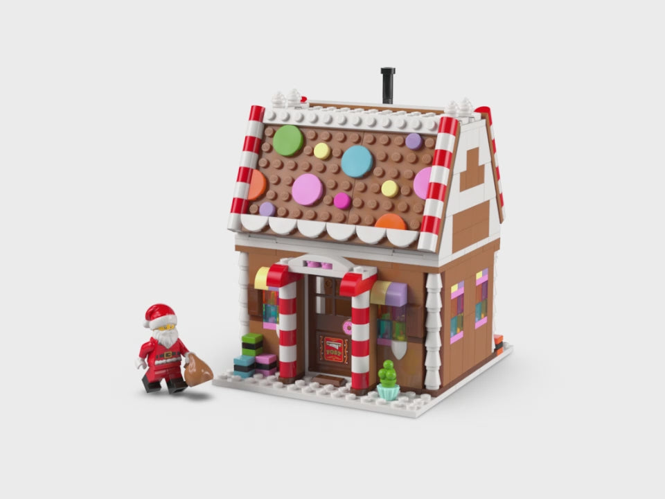 LEGO Festive Gingerbread House 40809 Building Toy Set