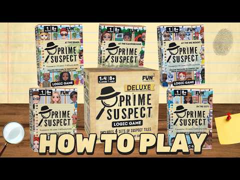 Fun Squared Games Prime Suspect Deluxe Brain Teaser Puzzle