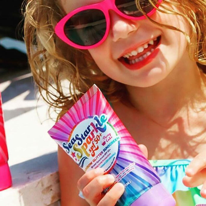 Rainbow Glitter Suncreen
