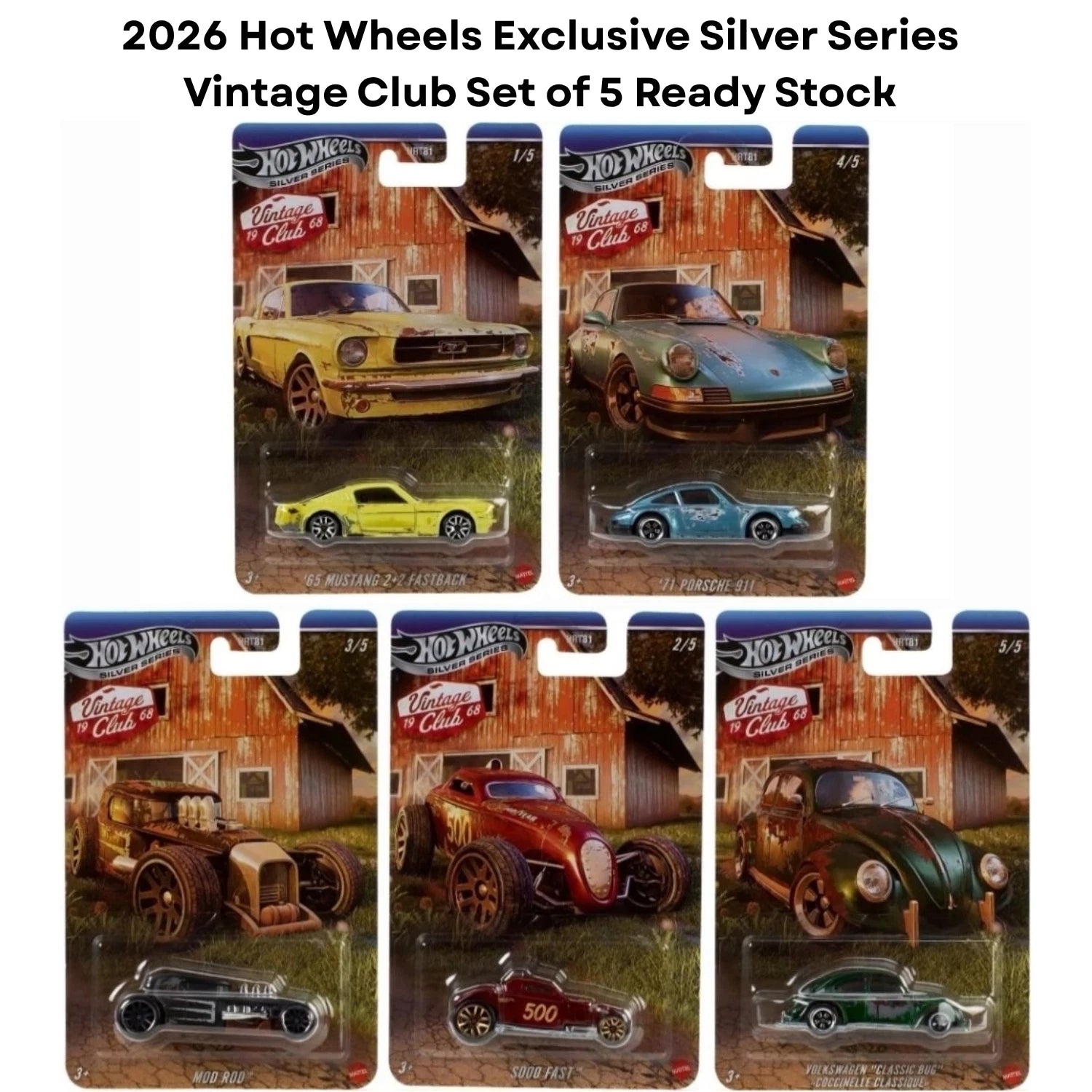 Hot Wheels Vintage Car Single
