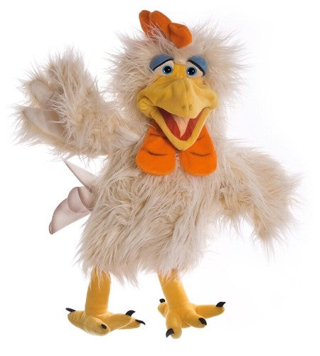 Living Puppets 24-Inch Plush Chicken Rooster "Sanders" Hand Puppet