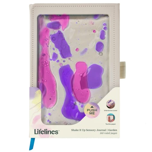 "Shake It Up: Garden" Sensory Journal with Tactile Cover and Embossed Paper