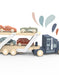 Speedy Monkey SP1013 Wooden Car Transporter Truck Toy