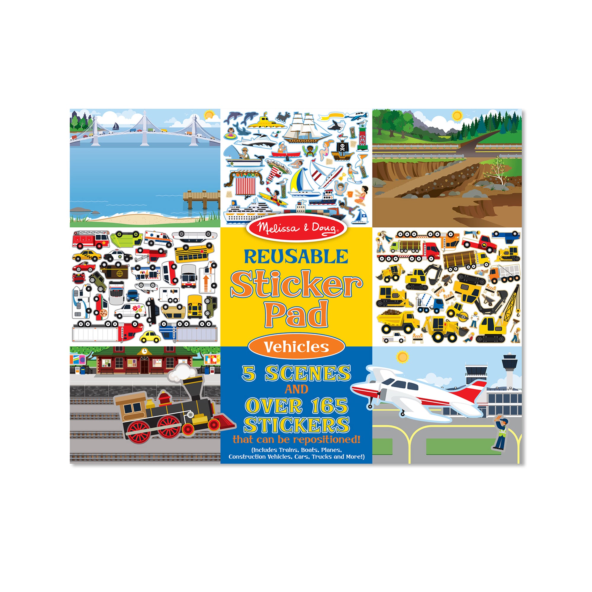 Melissa & Doug Sticker Pad Vehicles