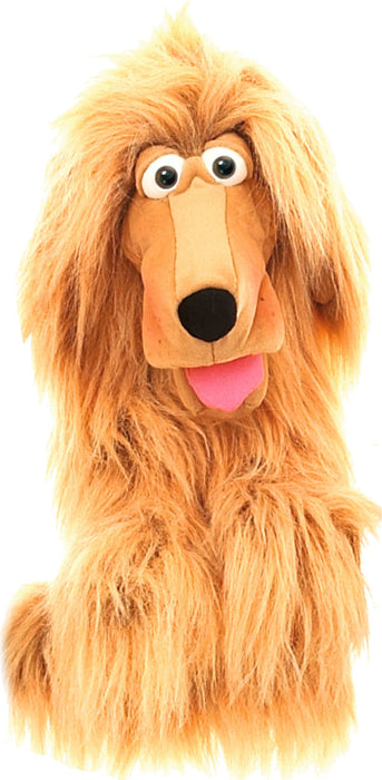Living Puppets 16-Inch Plush Shaggy Dog "Honey Pup" Hand Puppet