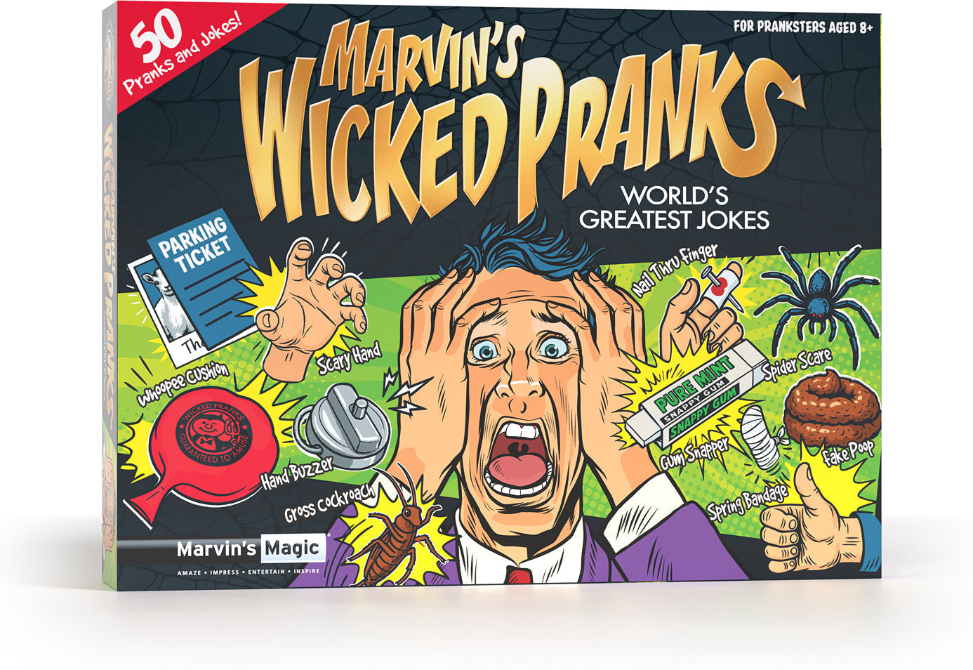 Marvin's Magic Wicked Pranks & Jokes Set