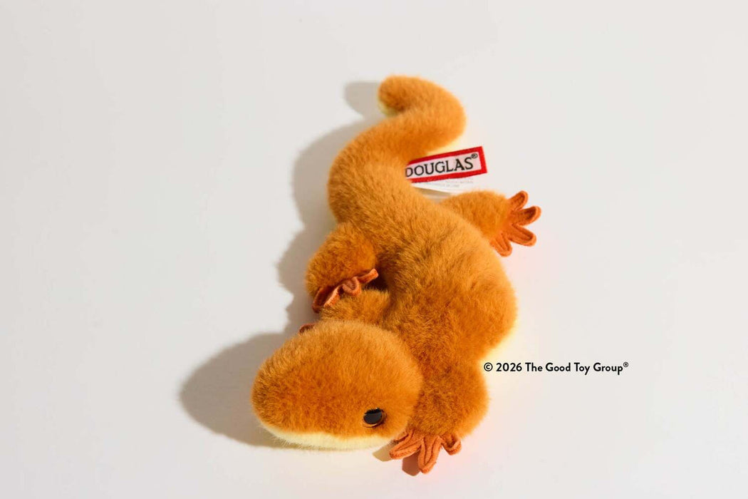 Douglas Sam Salamander Plush Toy Orange Stuffed Animal
