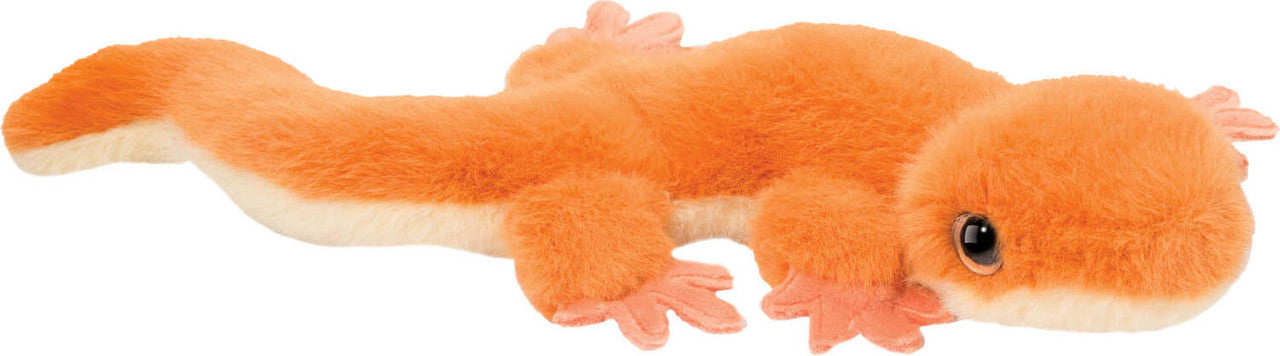 Douglas Sam Salamander Plush Toy Orange Stuffed Animal