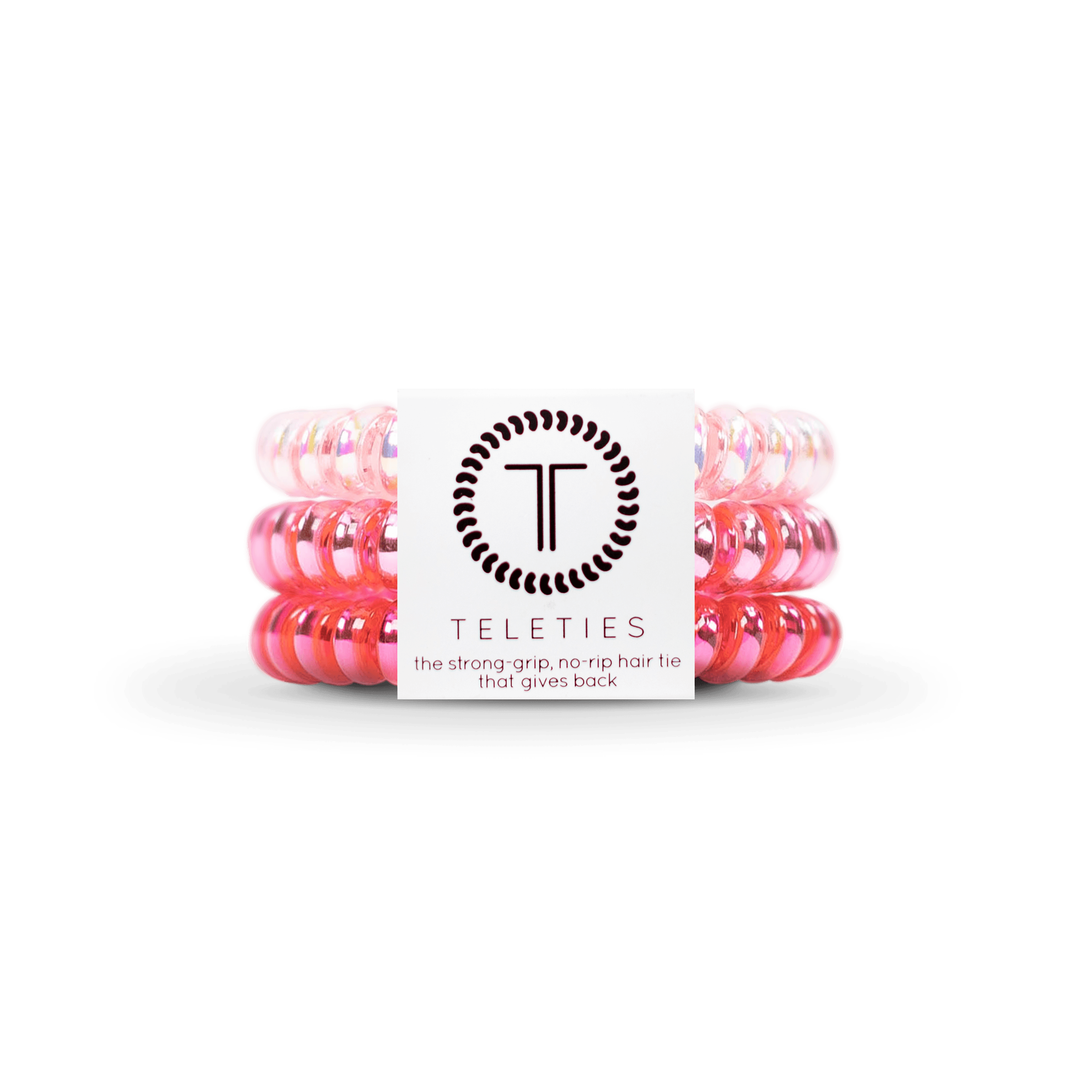 TELETIES Think Pink Small Hair Ties
