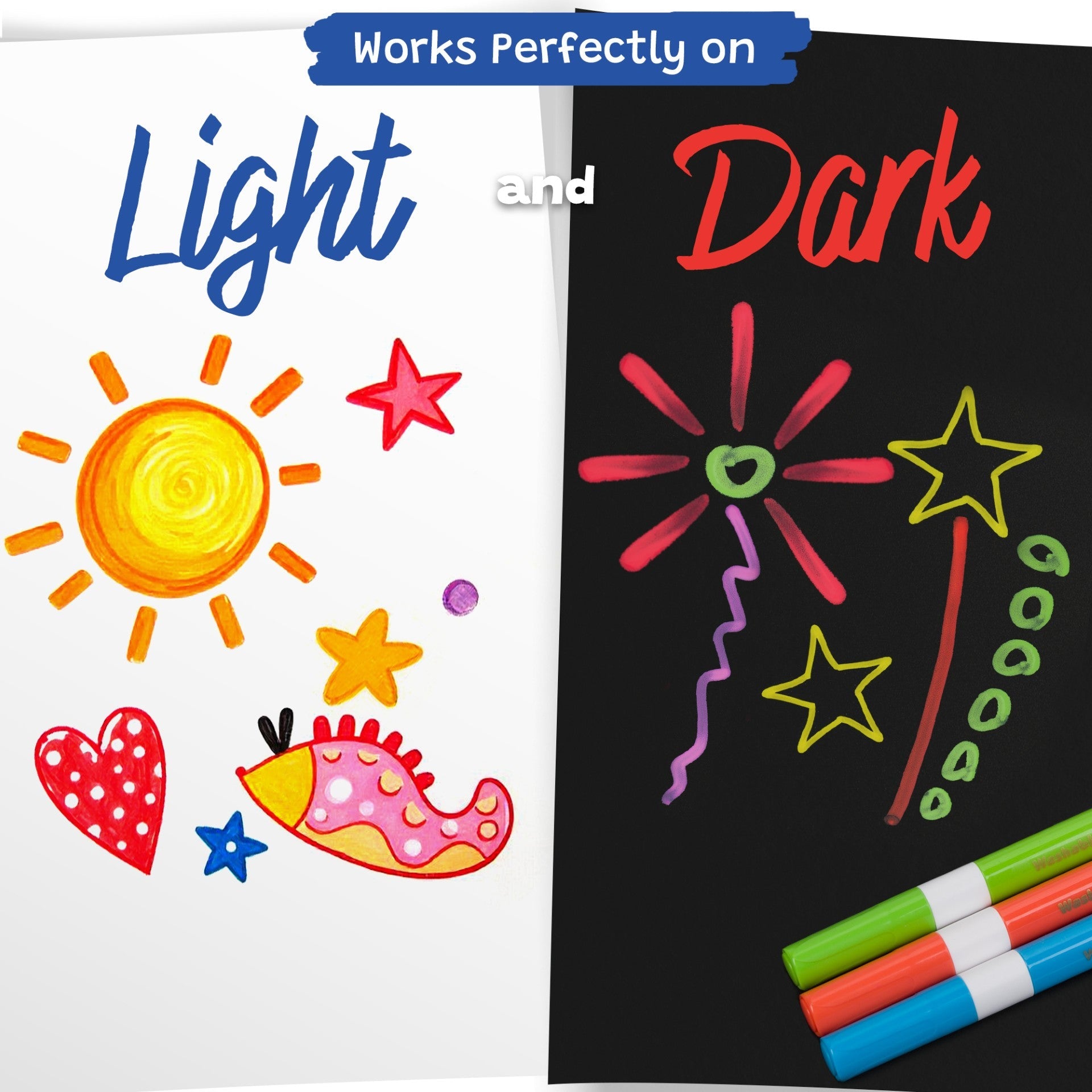 The Pencil Grip Magic Stix Washable Acrylic 24-Pack Markers