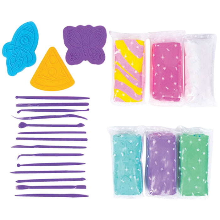 Mixy Squish Sculpting Studio Creative Air Dry Clay Kit