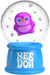 Needoh® Squishmas N Snow Globe