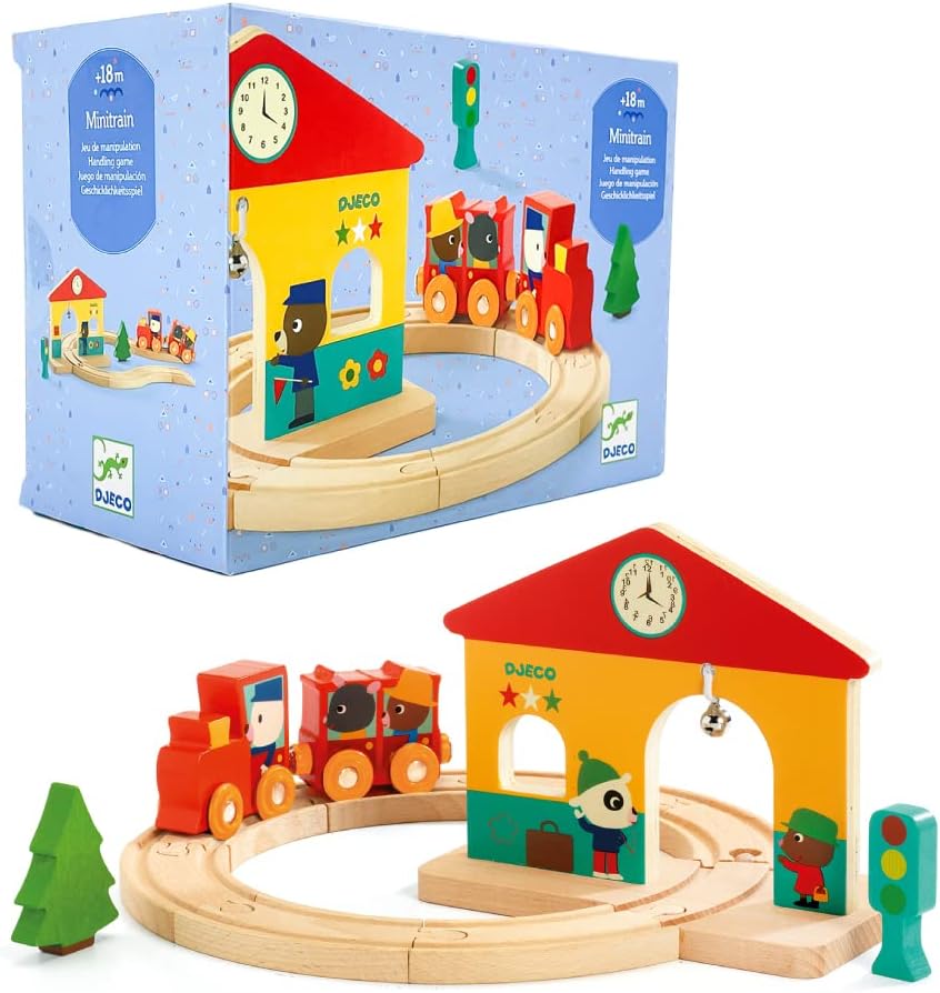 Minitrain Wooden Train Set — Learning Express Houston