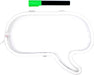 Neon Speech Bubble Light