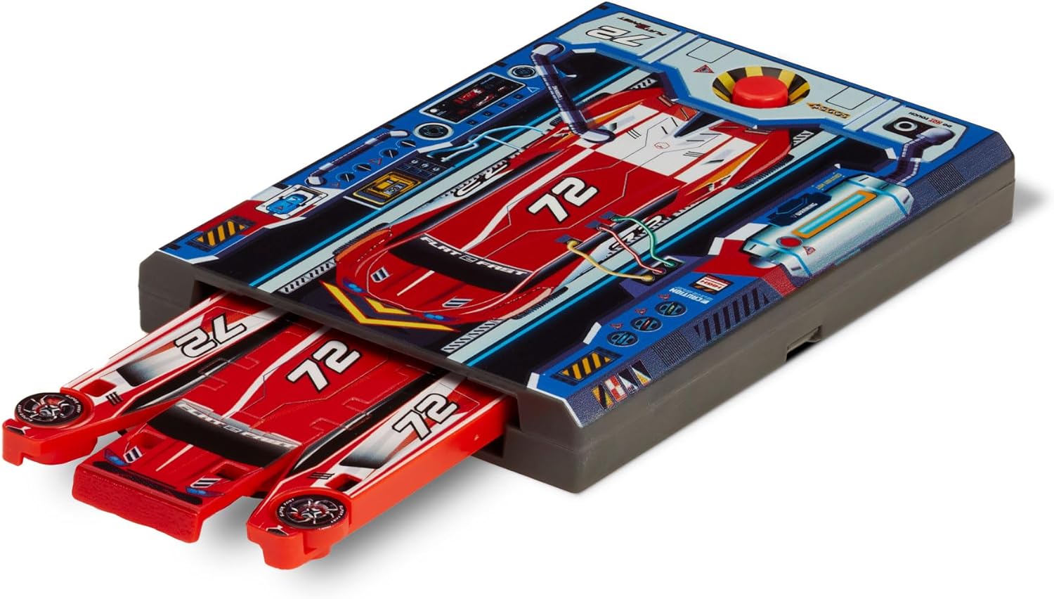 Flat 2 Fast Red Car