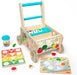 Wooden Shape Sorting Grocery Cart