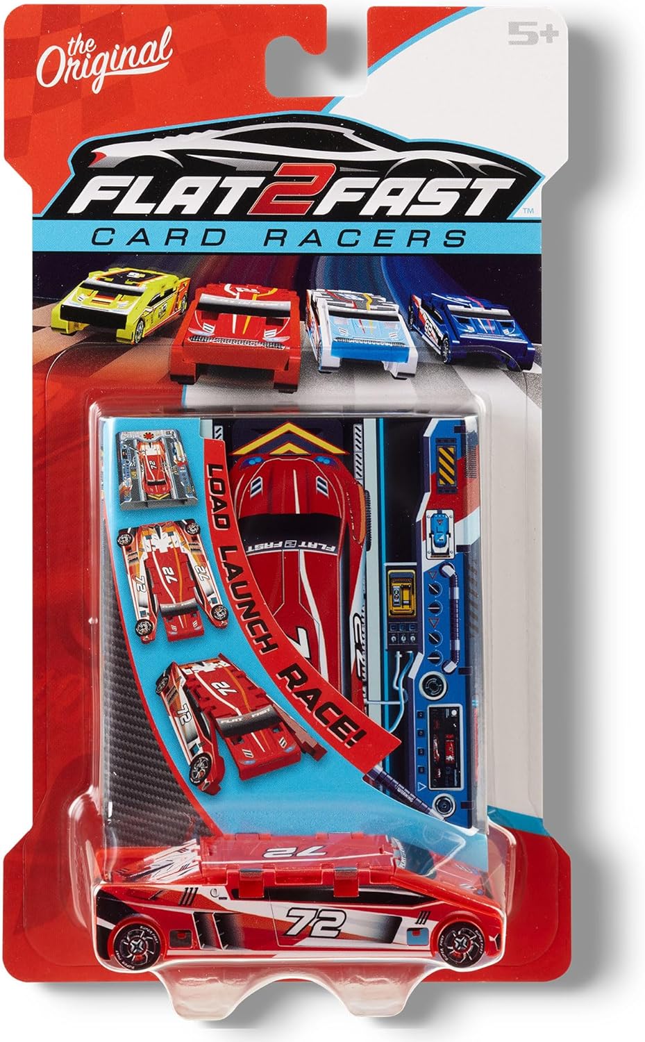 Flat 2 Fast Red Car