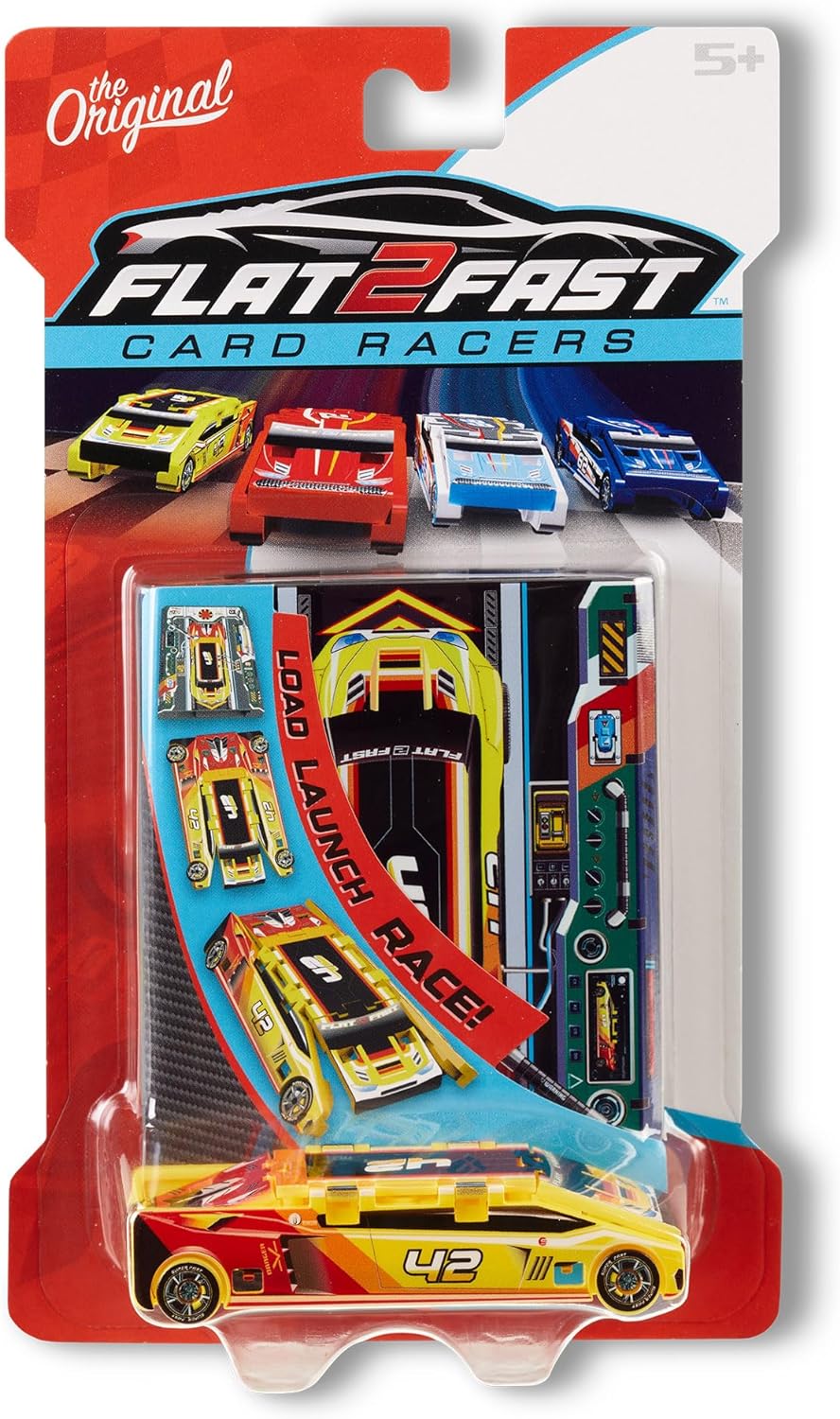 Flat 2 Fast Yellow Car