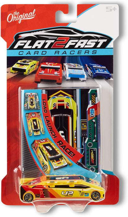 Flat 2 Fast Yellow Car